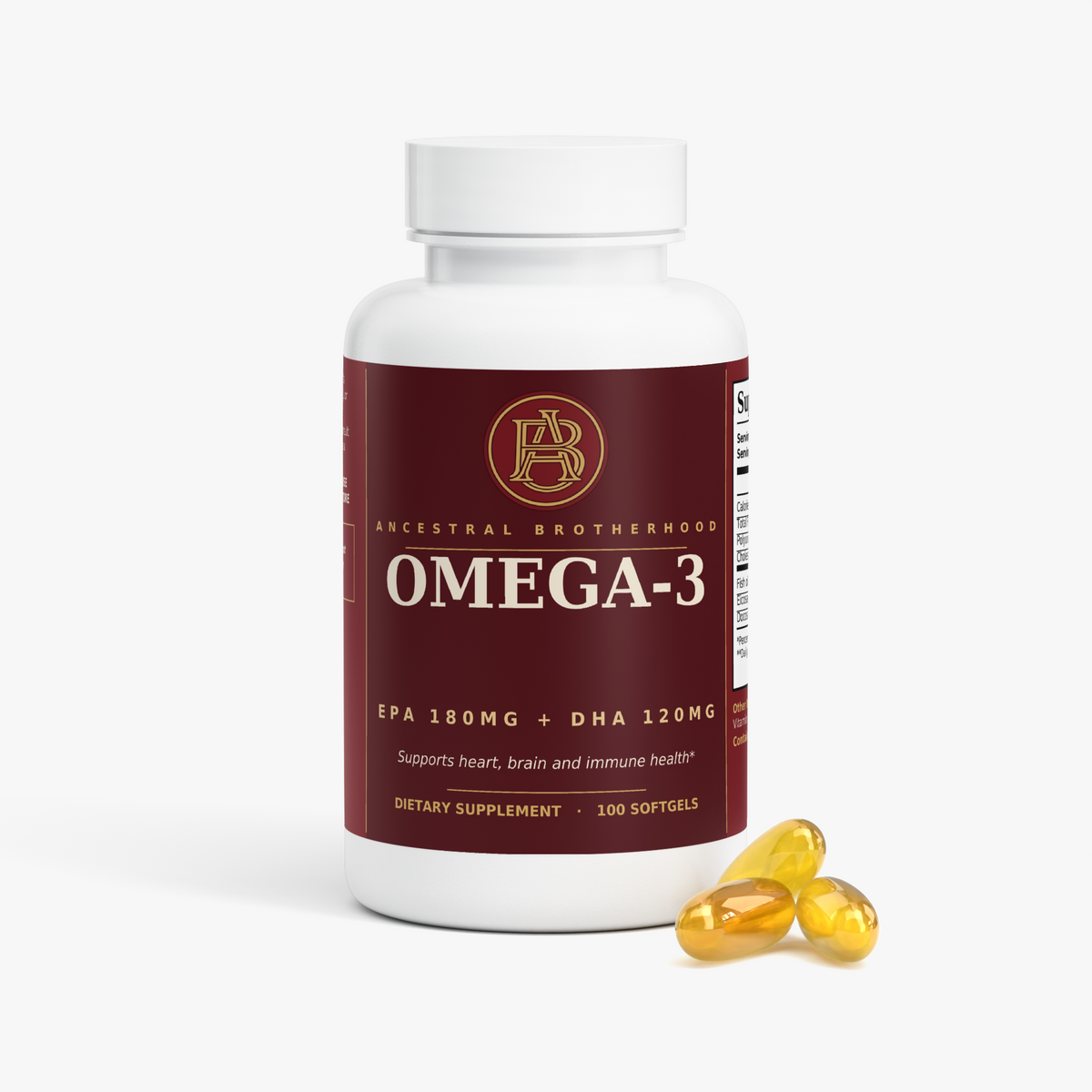 Omega-3 EPA 180mg + DHA 120mg